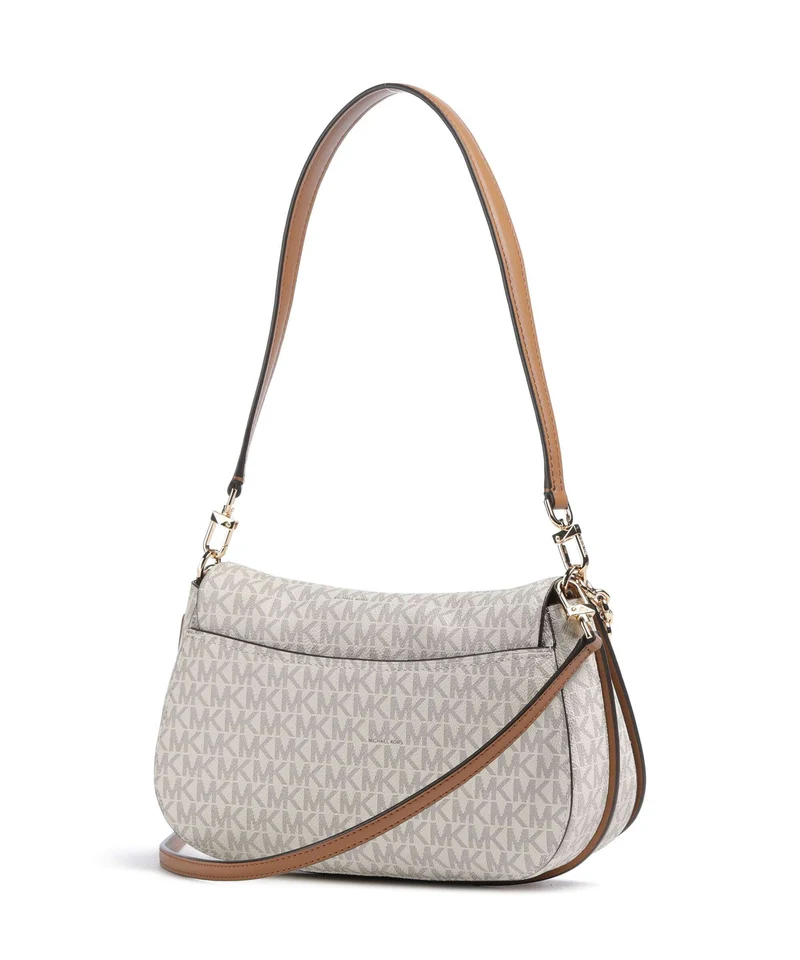 Michael Kors Nolita Medium Sac porté épaule vanilla/acorn