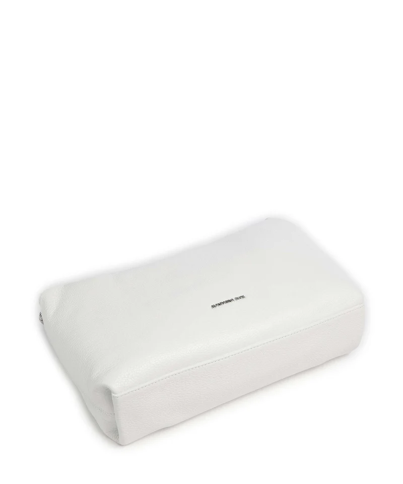 Mandarina Duck Mellow Leather Sac porté épaule blanc
