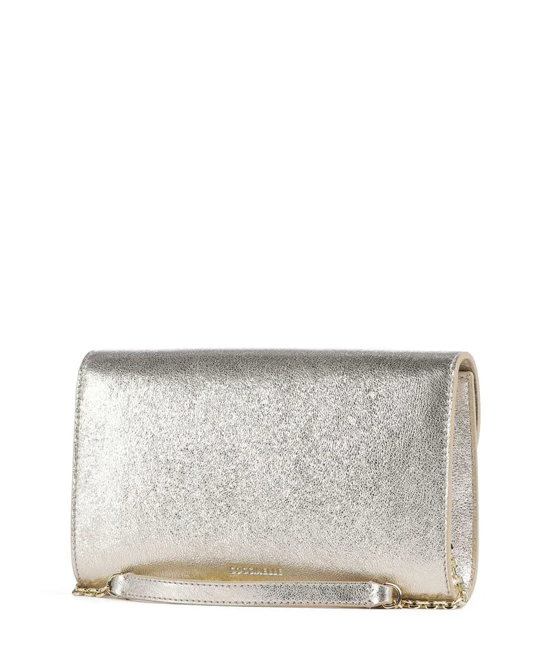 Coccinelle Nikla Smooth Sac bandoulière pale gold