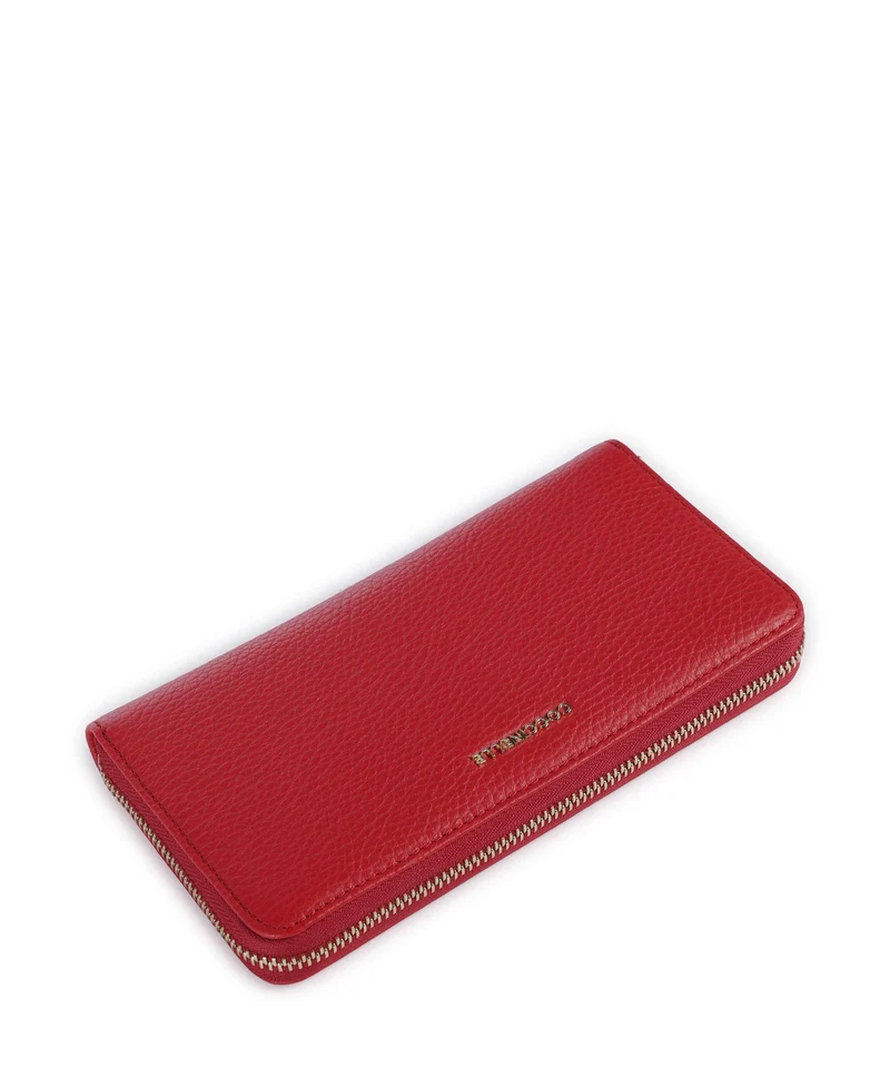 Coccinelle Metallic Soft Portefeuille scarlet