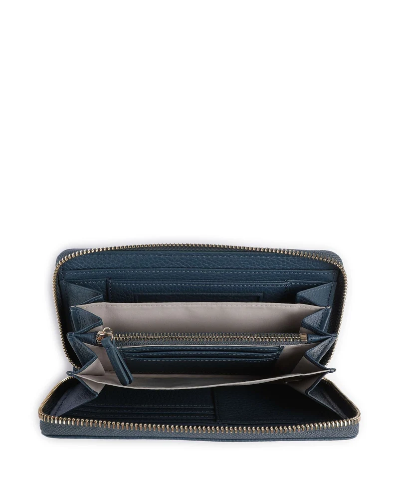 Coccinelle Metallic Soft Portefeuille deep blue