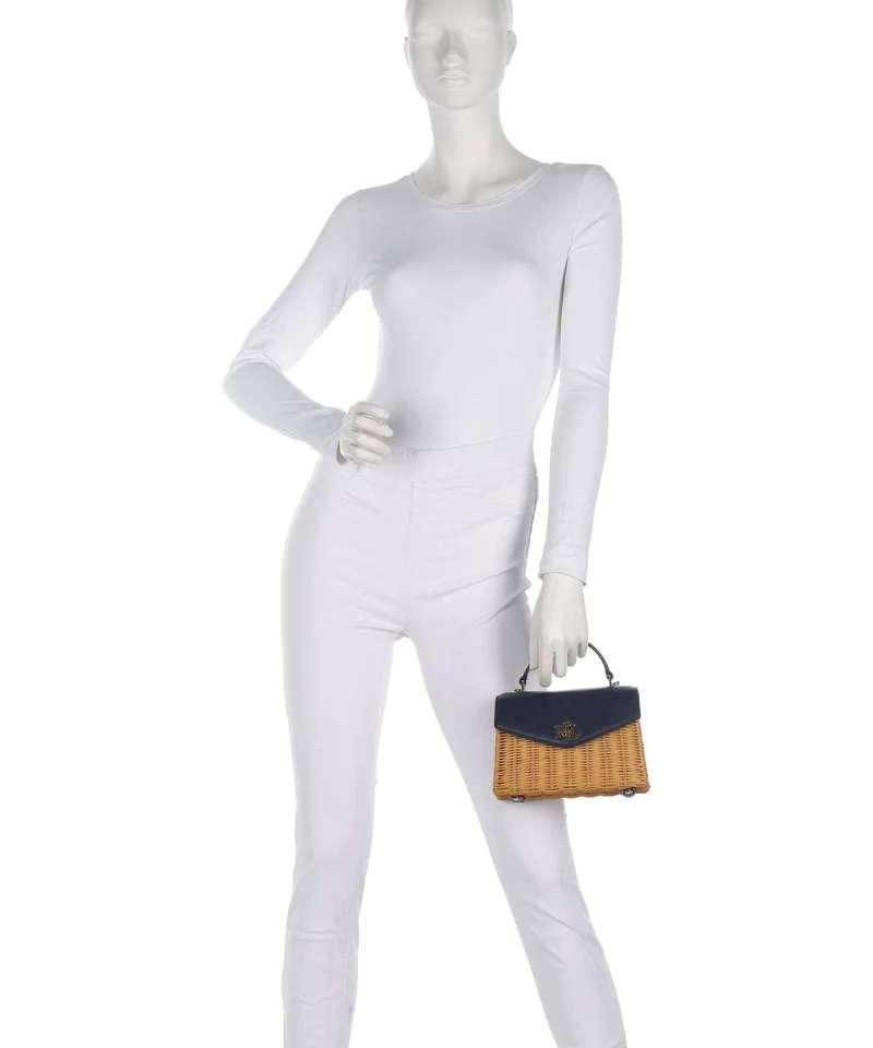 Lauren Ralph Lauren Farrah Small Sac à main light walnut/refined navy