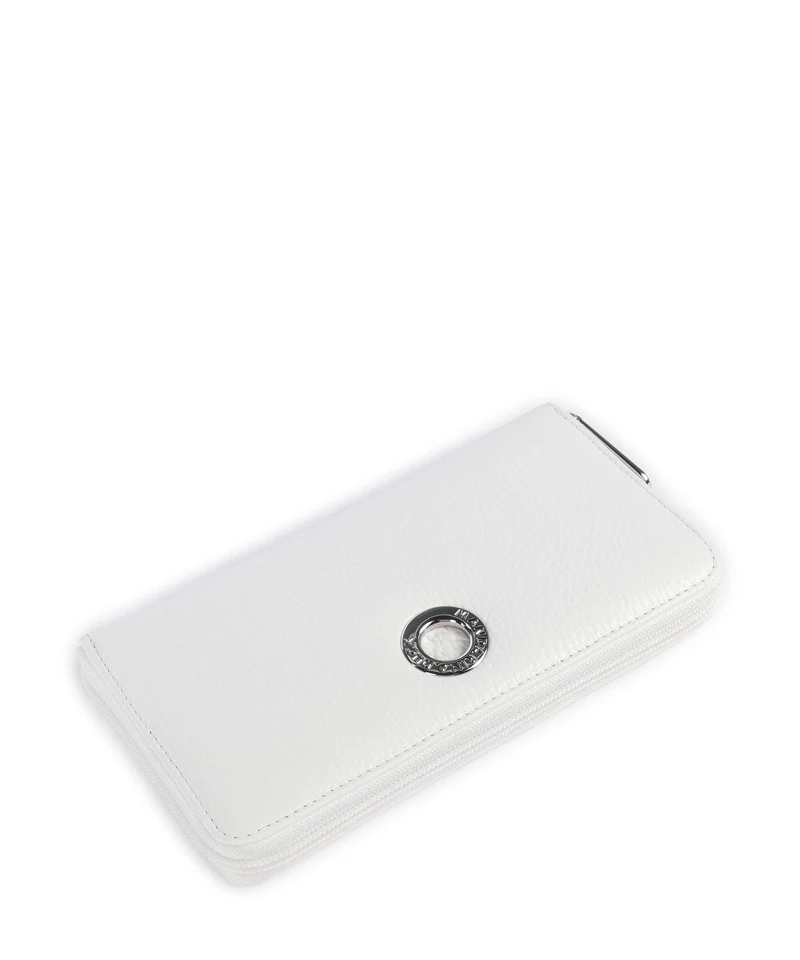 Mandarina Duck Mellow Leather Portefeuille blanc