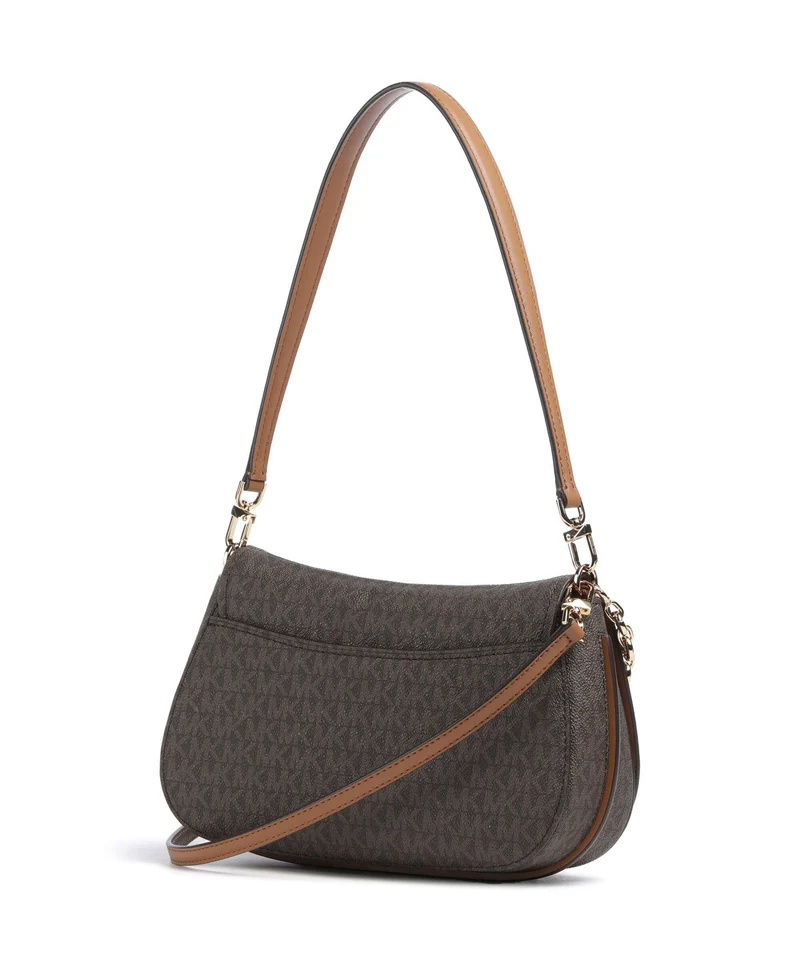 Michael Kors Nolita Medium Sac porté épaule brown/acorn