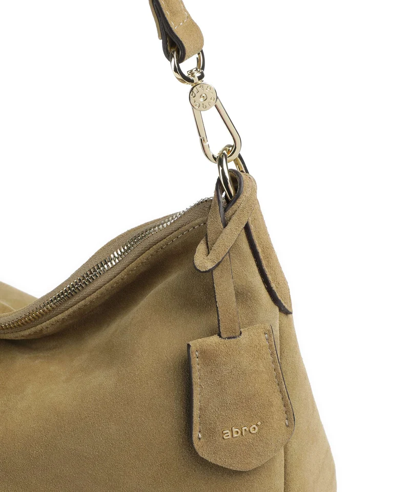 Abro Suede Juna Small Sac fourre-tout mud