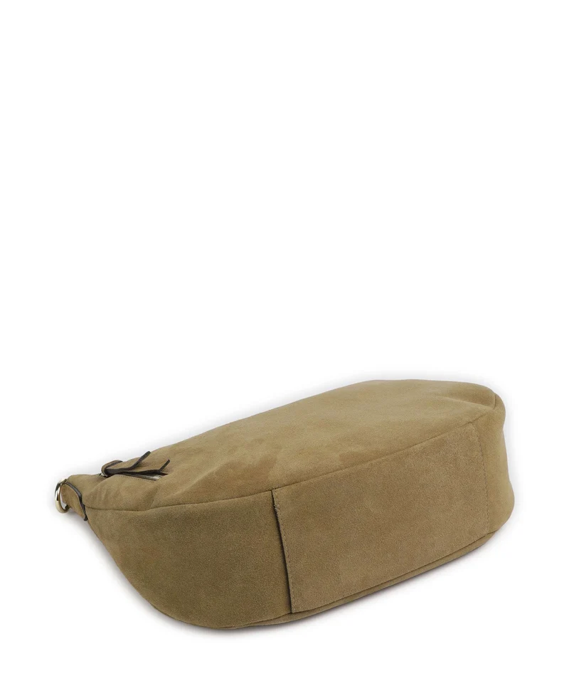 Abro Suede Juna Small Sac fourre-tout mud