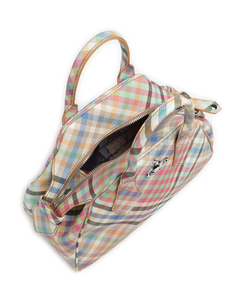 Vivienne Westwood Yasmine Buccia D'Arancia Medium Sac à main heather plaid