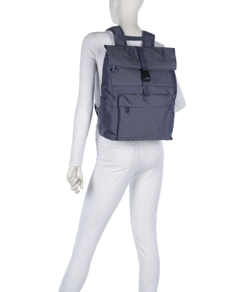 Mandarina Duck MD20 Sac à dos roll-top deep blue