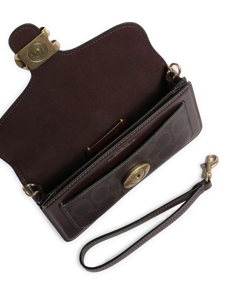 Coach Tabby Signature Chain 19 Sac bandoulière maple