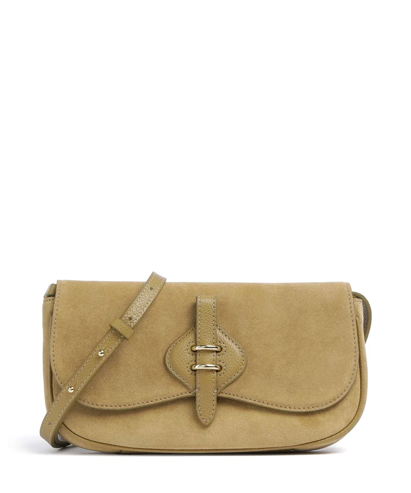 Coccinelle Mavery Suede Sac bandoulière seagrass