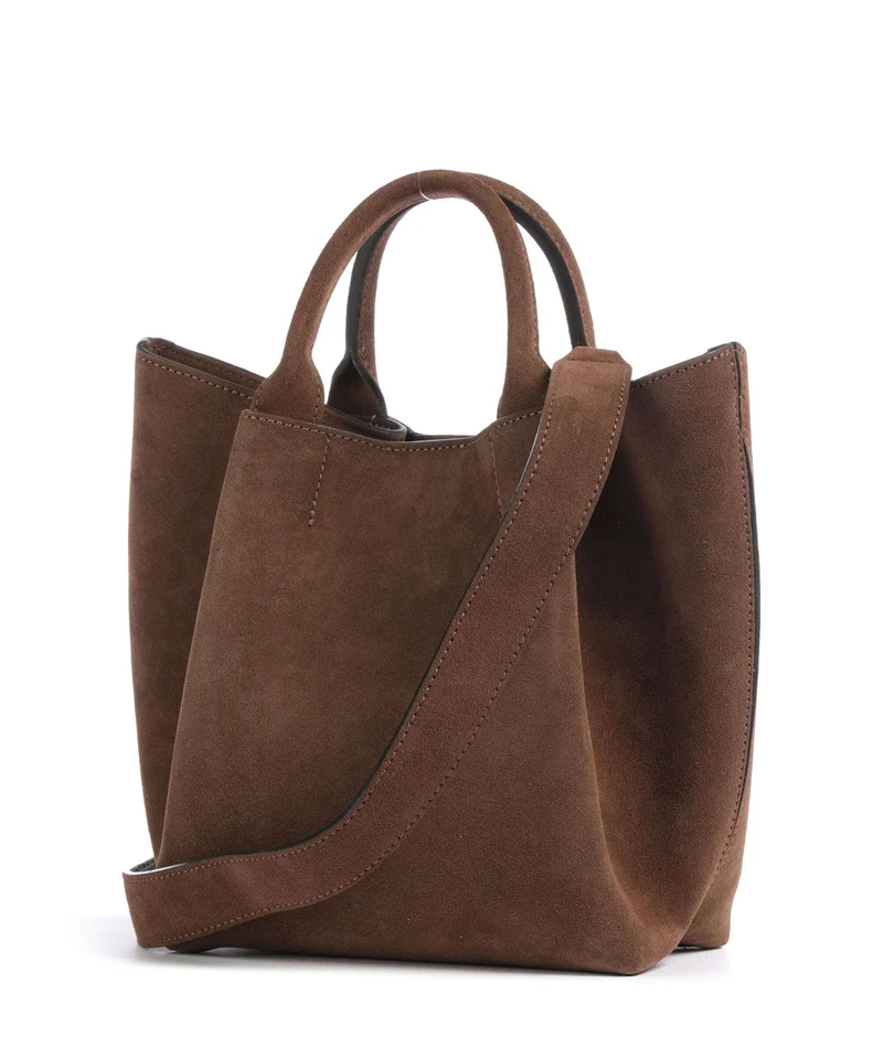 Abro Suede Essential Small Sac à main wood