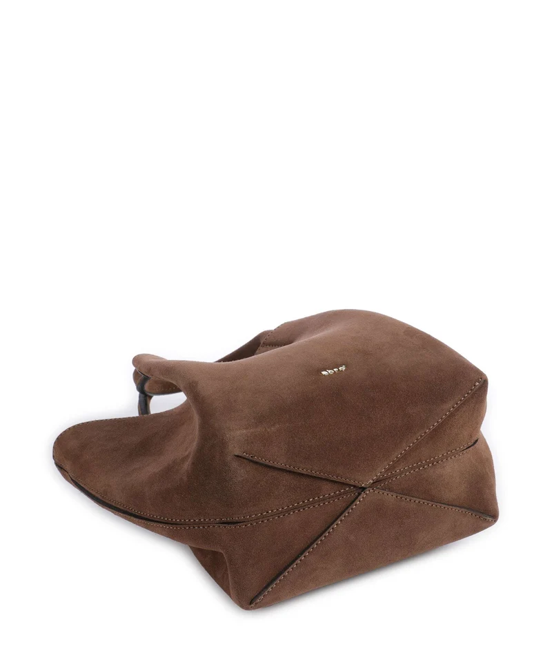 Abro Suede Essential Small Sac à main wood