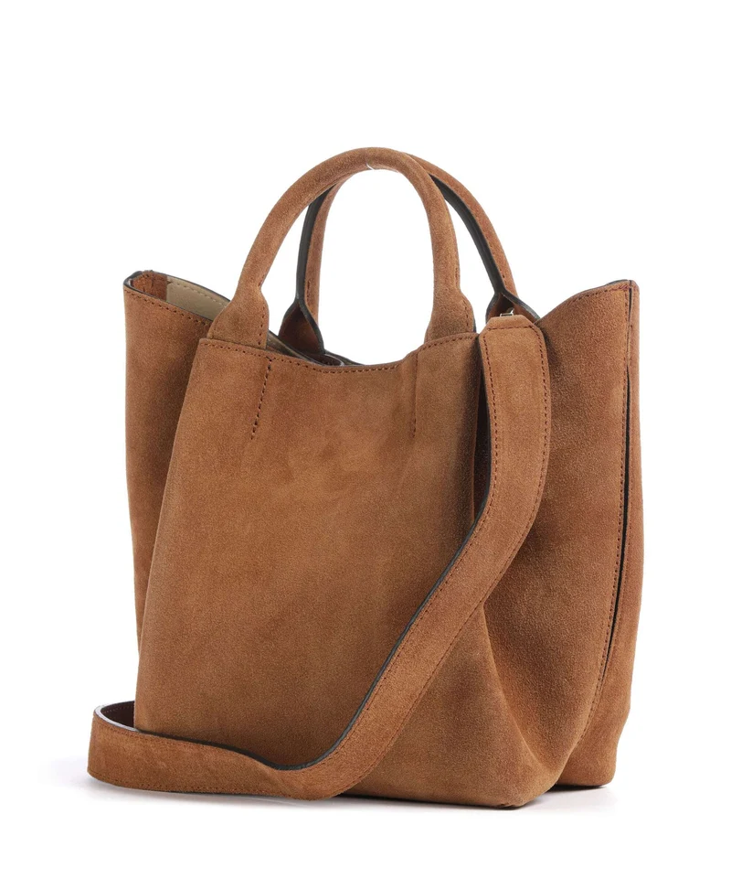 Abro Suede Essential Small Sac à main cuoio