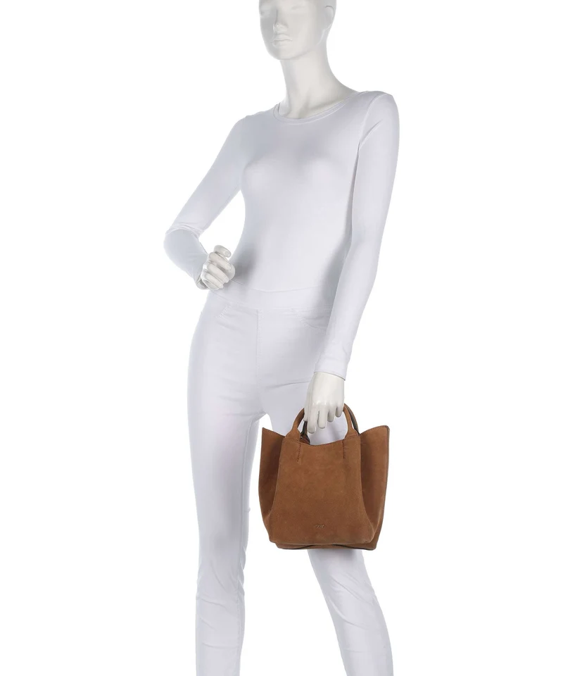 Abro Suede Essential Small Sac à main cuoio