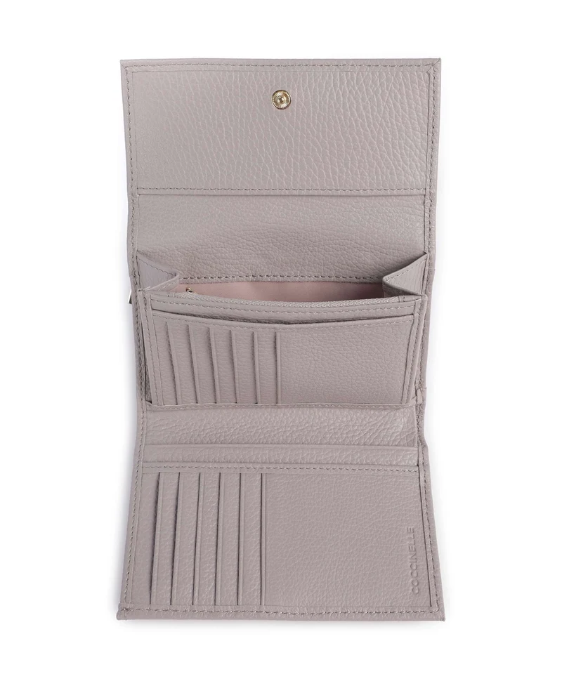 Coccinelle Metallic Soft Portefeuille oyster
