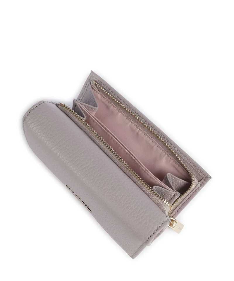 Coccinelle Metallic Soft Portefeuille oyster
