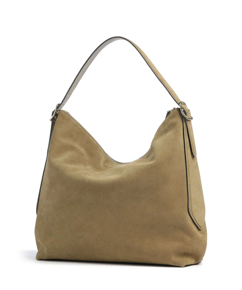 Abro Suede Carina Sac fourre-tout mud