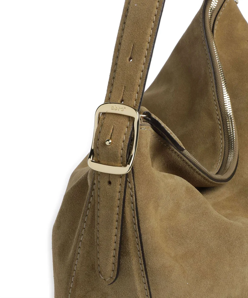Abro Suede Carina Sac fourre-tout mud