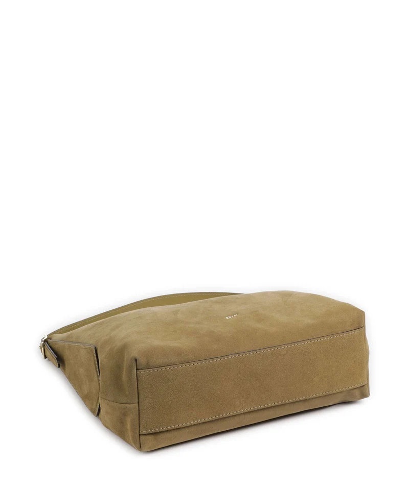 Abro Suede Carina Sac fourre-tout mud