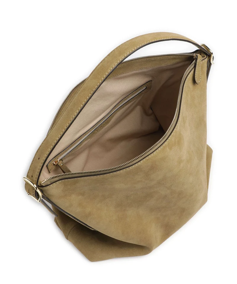 Abro Suede Carina Sac fourre-tout mud