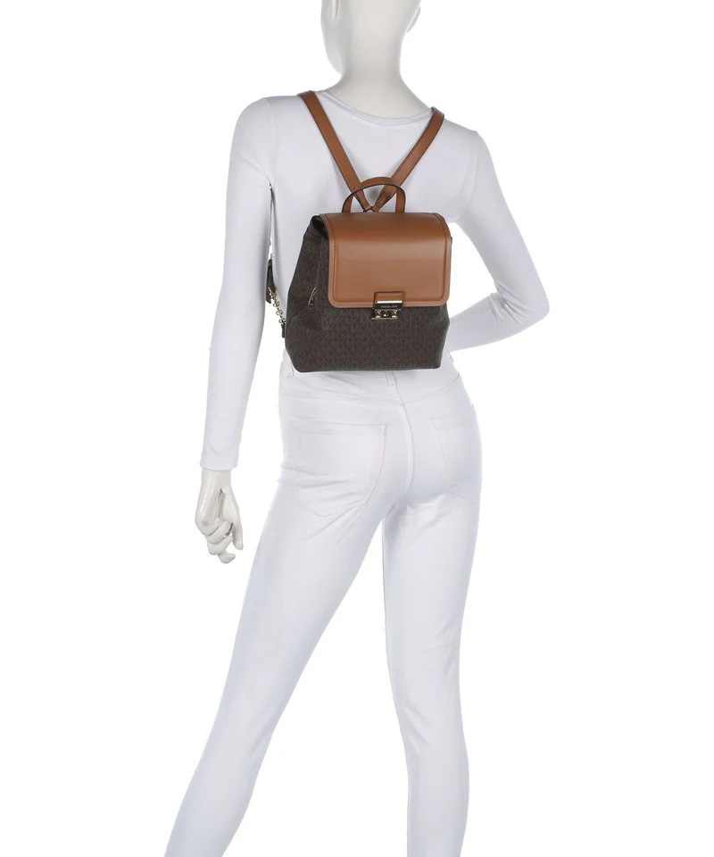 Michael Kors Tribeca Small Sac à dos brown/acorn