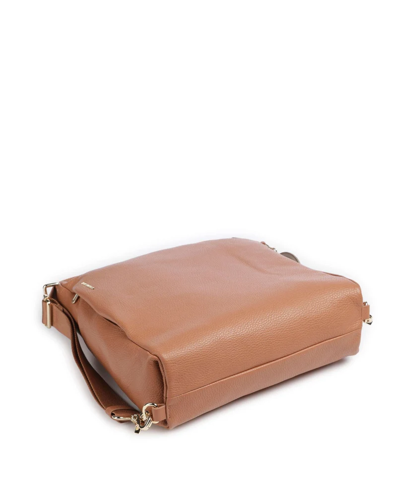Mandarina Duck Mellow Leather Sac à main porté dos pecan nut