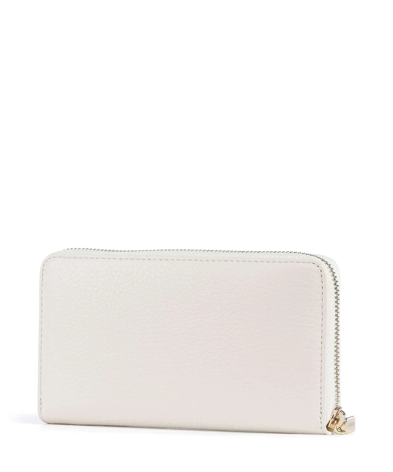 Coccinelle Metallic Soft Portefeuille pearl