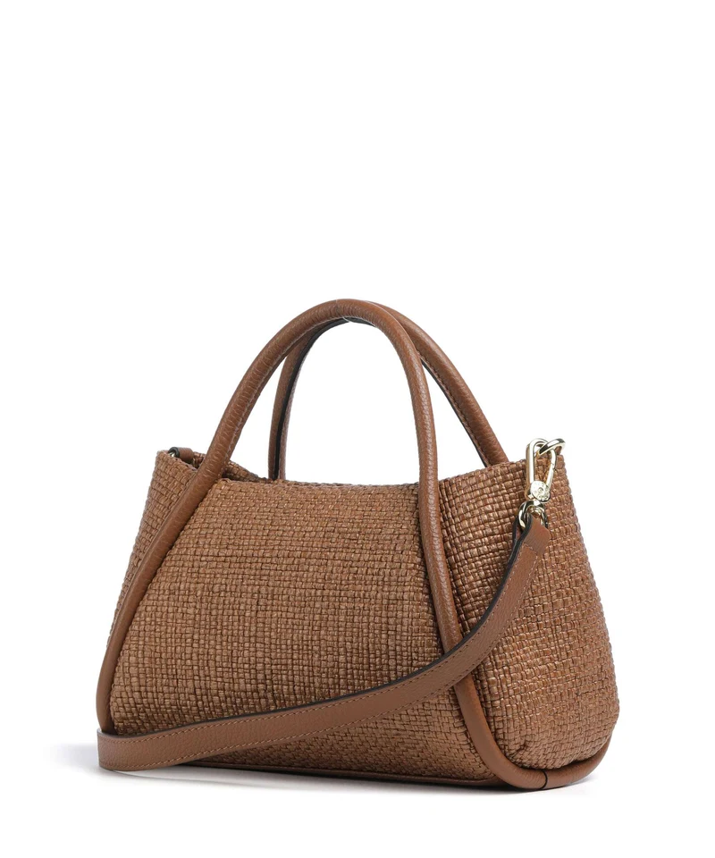 Abro Raffia Intreccio Willow Sac à main caramel/cognac