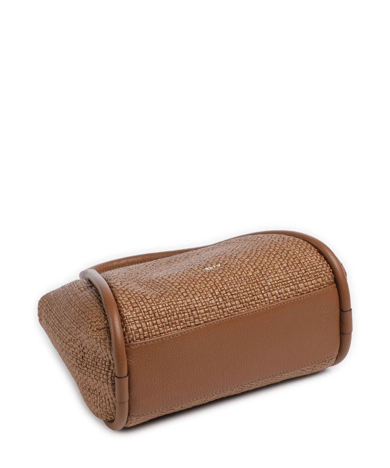 Abro Raffia Intreccio Willow Sac à main caramel/cognac