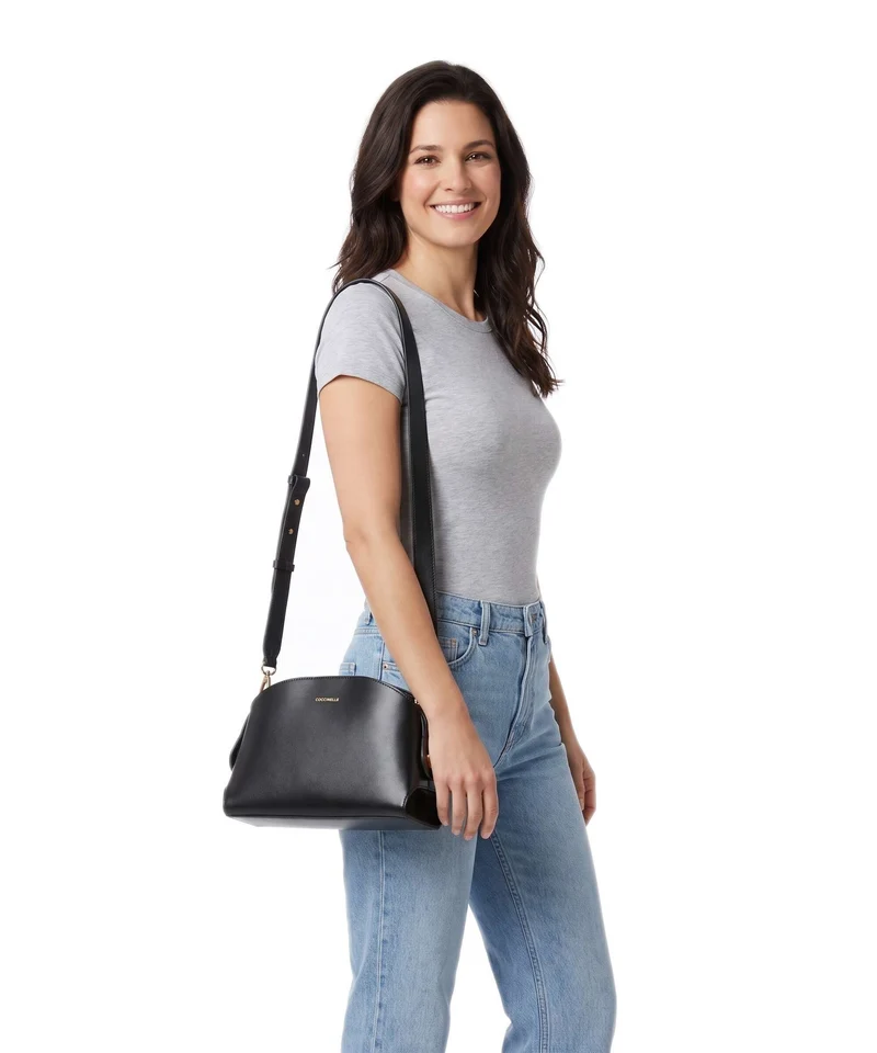 Coccinelle Tylde Calf Sac bandoulière noir