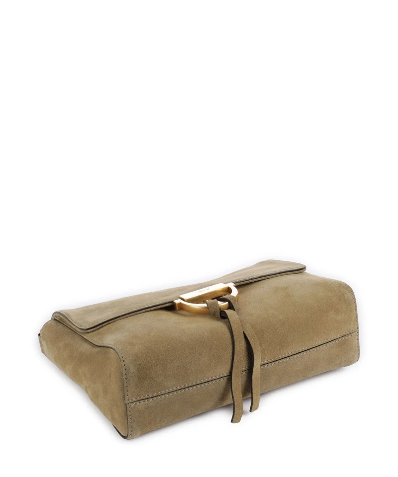 Abro Suede Temi Sac porté épaule mud