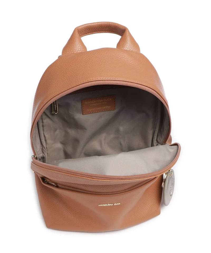 Mandarina Duck Mellow Leather Sac à dos pecan nut