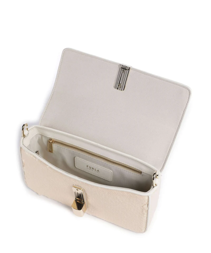 Furla Iride S Sac bandoulière panna