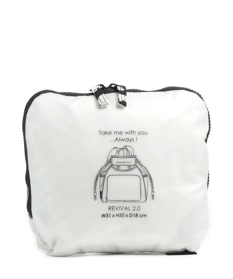 Mandarina Duck Revival Moire Sac à dos moire