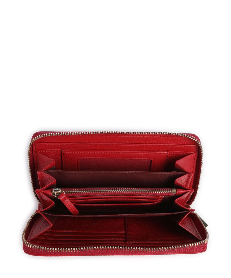 Coccinelle Metallic Soft Portefeuille scarlet