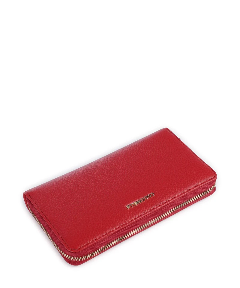 Coccinelle Metallic Soft Portefeuille scarlet