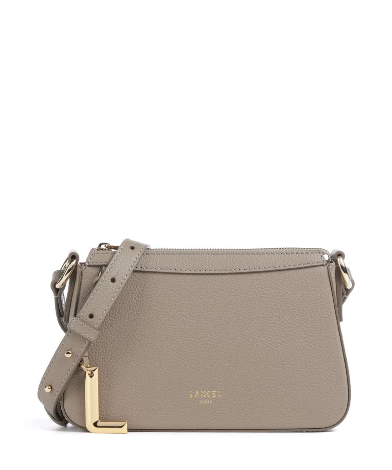 Lancel Faubourg Mini Sac bandoulière greige