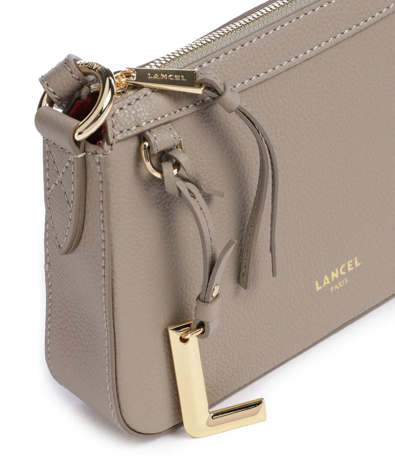 Lancel Faubourg Mini Sac bandoulière greige