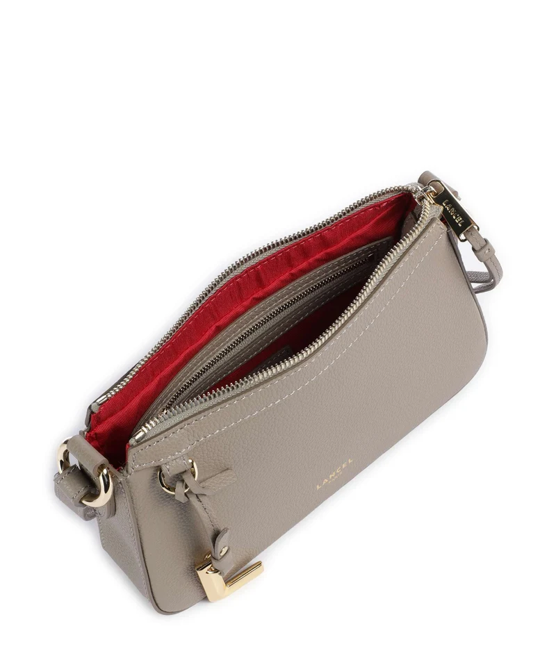 Lancel Faubourg Mini Sac bandoulière greige