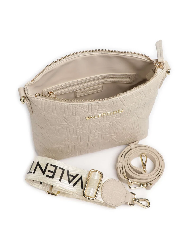 Valentino Bags Pansy Sac bandoulière ecru