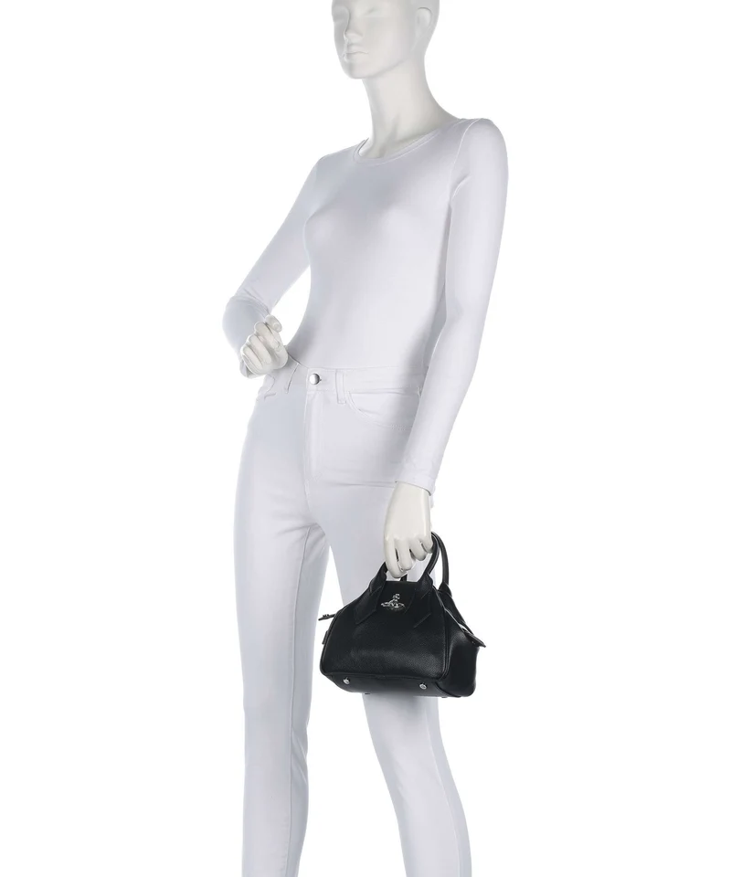 Vivienne Westwood Yasmine Grain Small Sac à main black