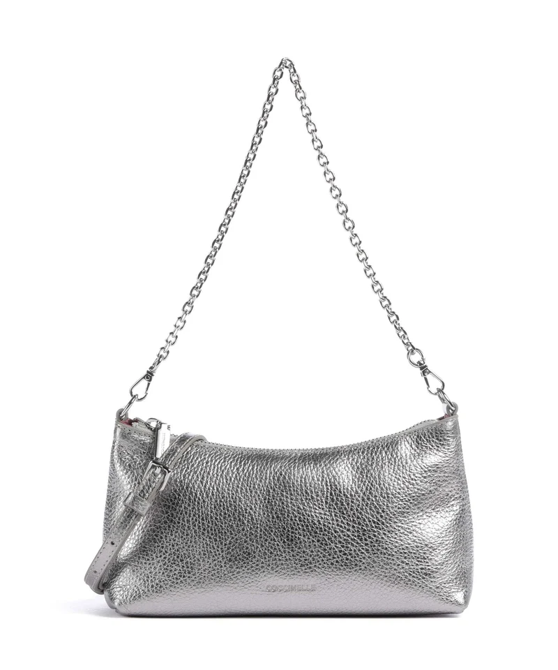 Coccinelle Aura Sac porté épaule steel