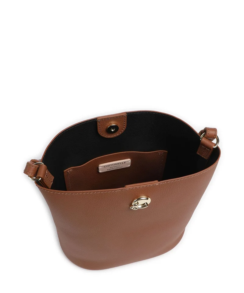 Coccinelle Nikla Sac seau cognac/noir