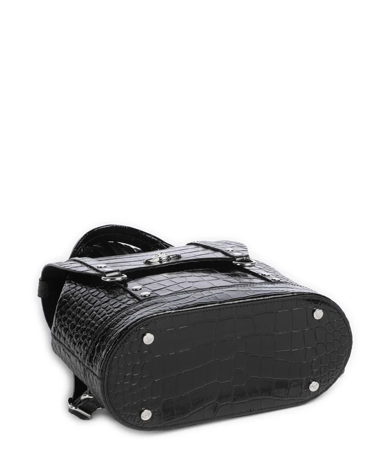 Vivienne Westwood Max Embossed Croc Small Sac à dos black