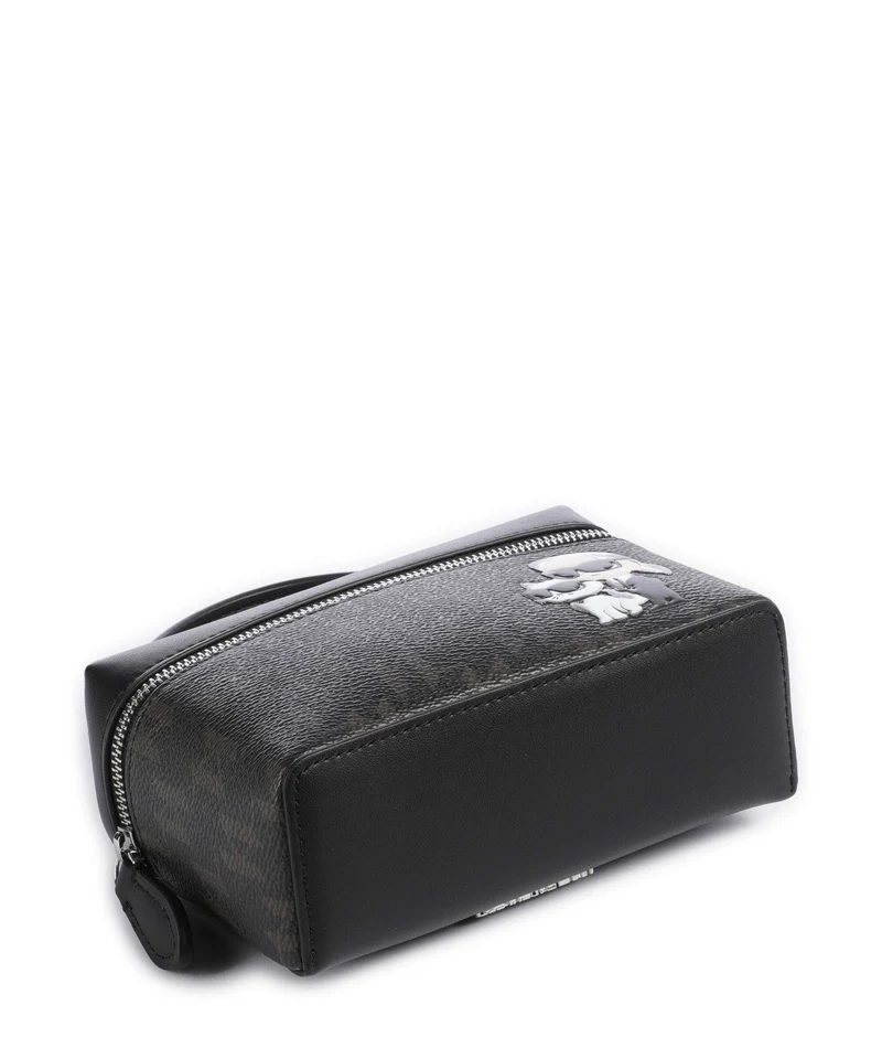Karl Lagerfeld Ikon Monogram Small Sac bandoulière brown/kl mono