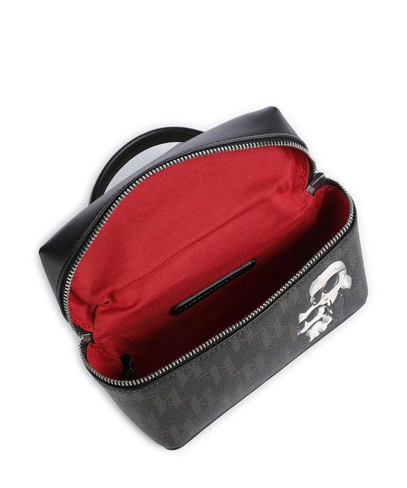 Karl Lagerfeld Ikon Monogram Small Sac bandoulière brown/kl mono