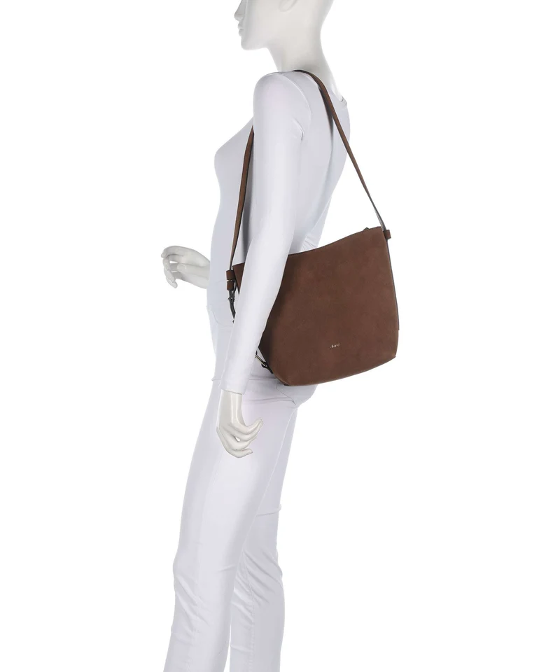 Abro Suede Cosmo Sac bandoulière wood