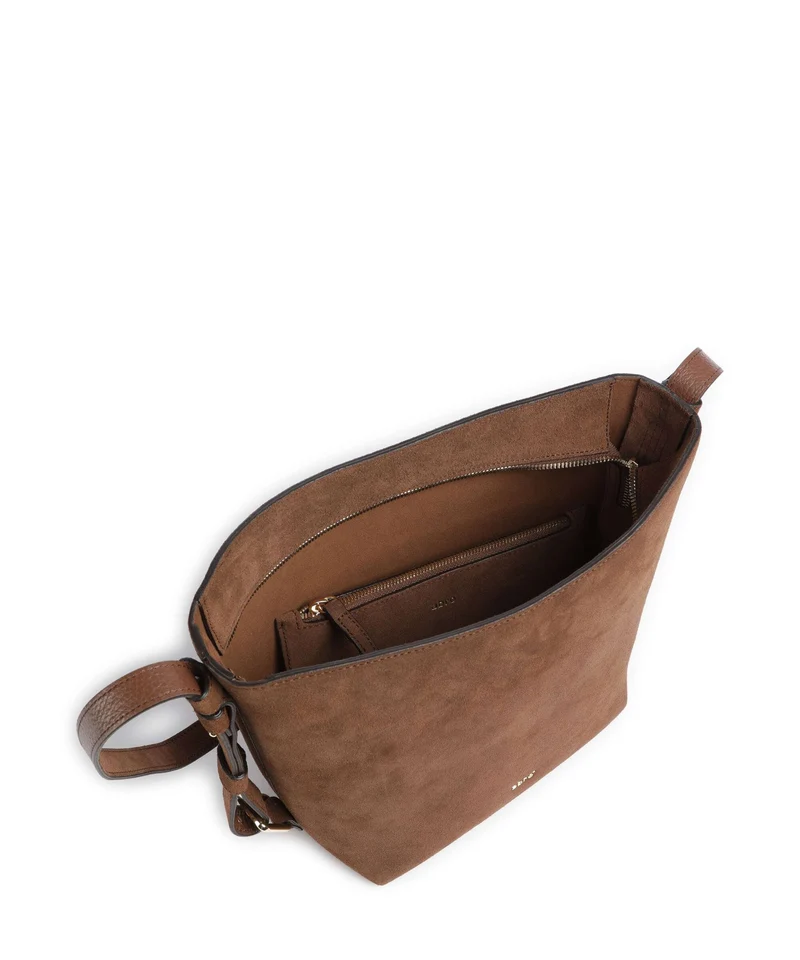 Abro Suede Cosmo Sac bandoulière wood