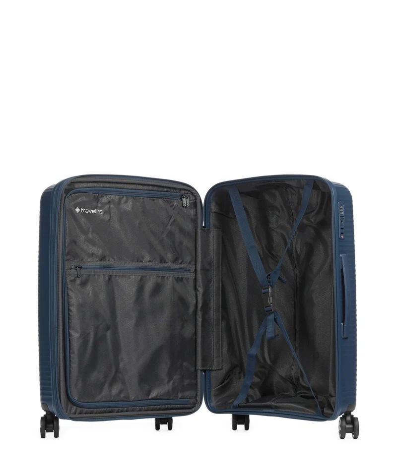 Travelite Air Stripe Slim Set de valise (4 roues) navy