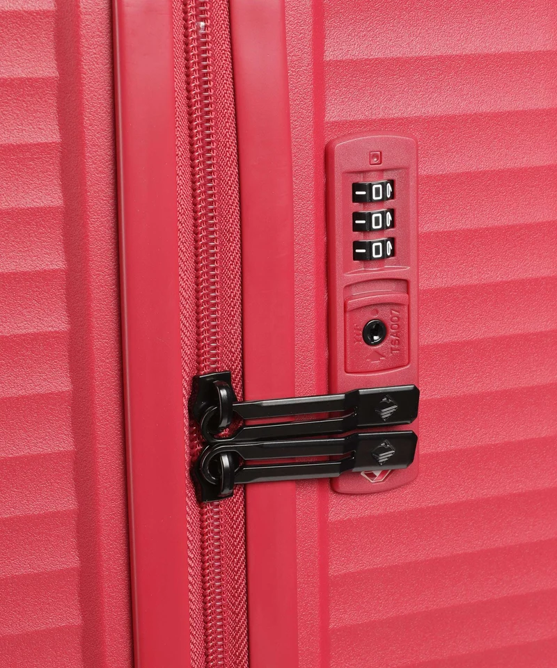Travelite Air Stripe Slim Set de valise (4 roues) red